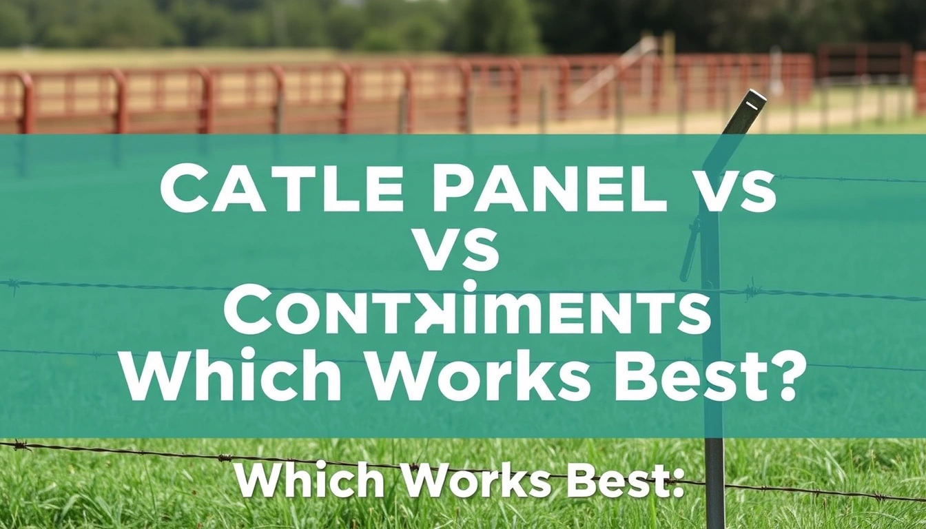 Cattle Panel vs Barbed Wire for Containment: Which Works Best? Cattle Panel vs Barbed Wire for Containment: Which Works Best?