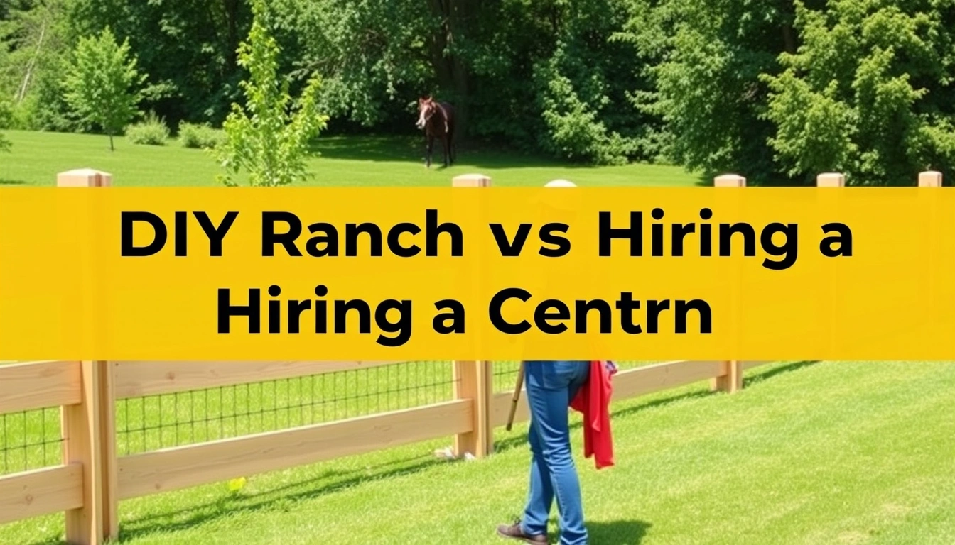 DIY Ranch Fence vs Hiring a Contractor: Which Is Right for Your Property?