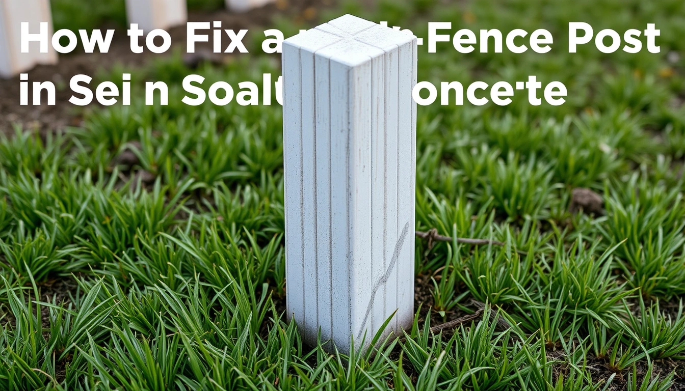 How to Fix a Loose Fence Post in Soil or Concrete How to Fix a Loose Fence Post in Soil or Concrete