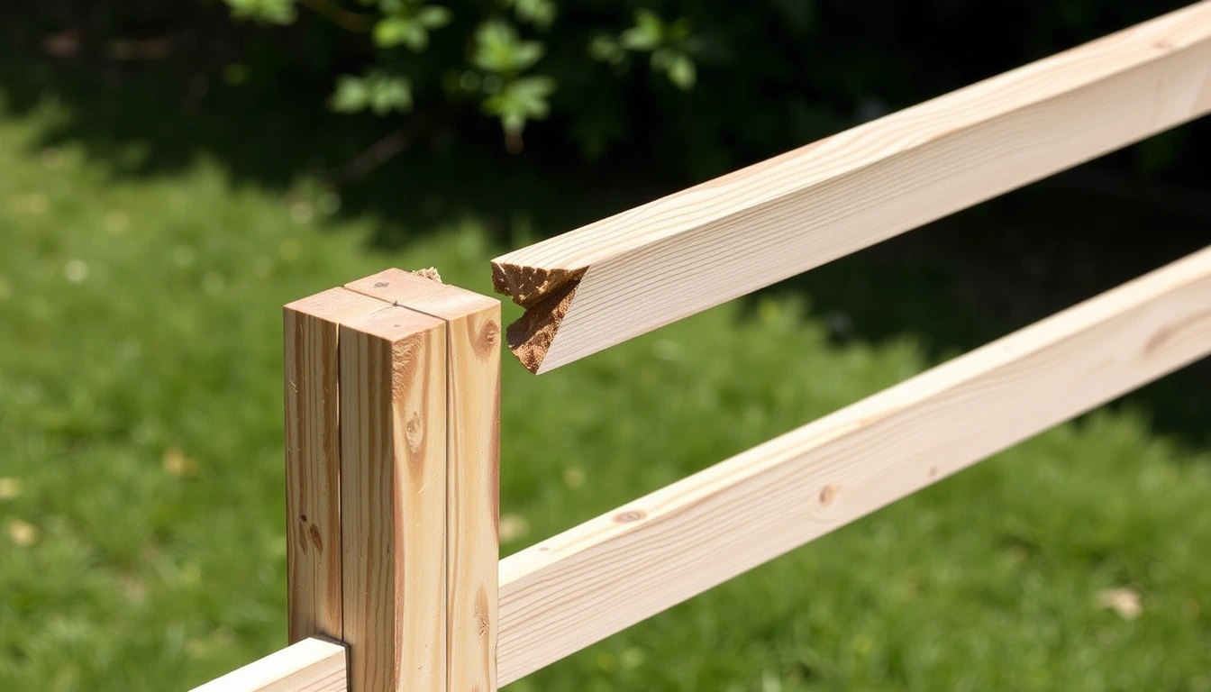 How to Repair a Broken Fence Rail Without Replacing the Whole Run How to Repair a Broken Fence Rail Without Replacing the Whole Run