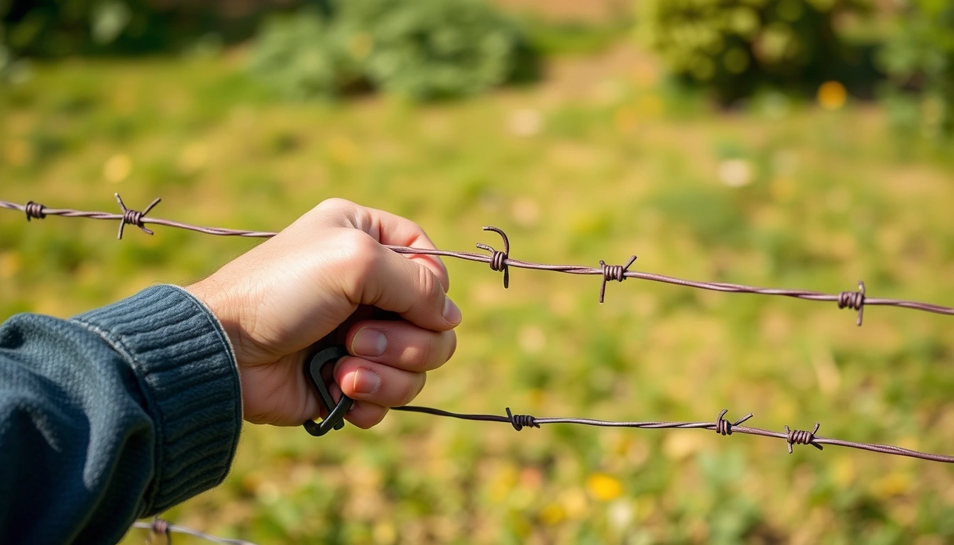 How to Tighten Barbed Wire Fence by Hand or with a Stretcher How to Tighten Barbed Wire Fence by Hand or with a Stretcher