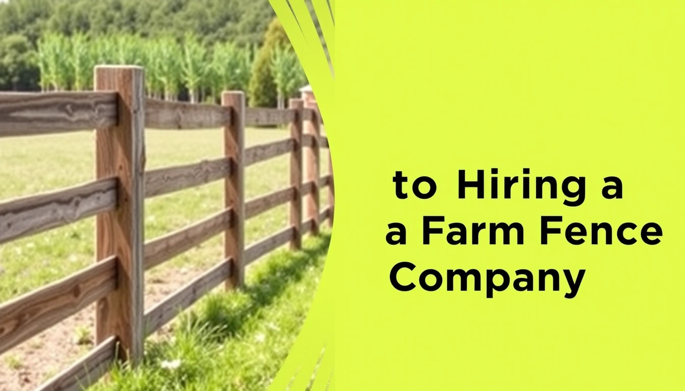 Questions to Ask Before Hiring a Farm Fence Company Questions to Ask Before Hiring a Farm Fence Company